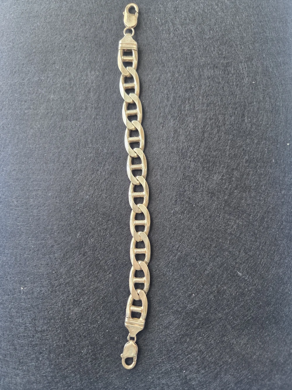 53 Gm. Sterling Silver Men’s Chain Bracelet - 9 1/2 Length.